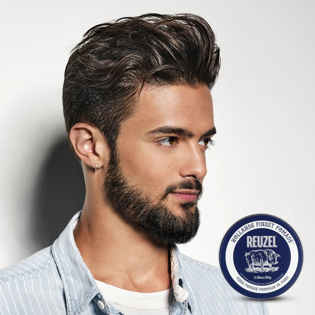 Sáp Vuốt Tóc REUZEL Fiber Pomade