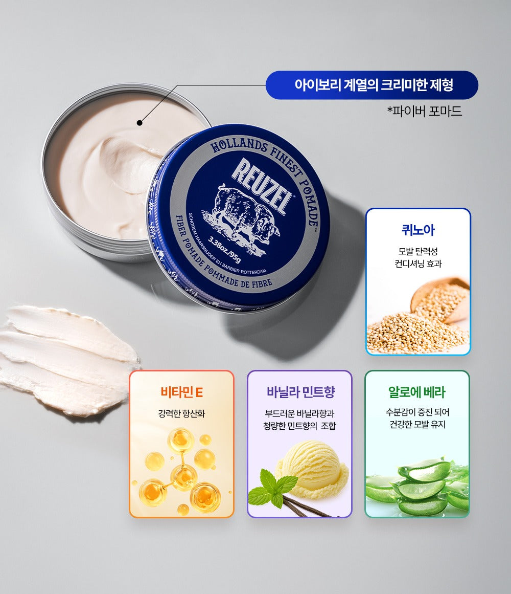 Sáp Vuốt Tóc REUZEL Fiber Pomade