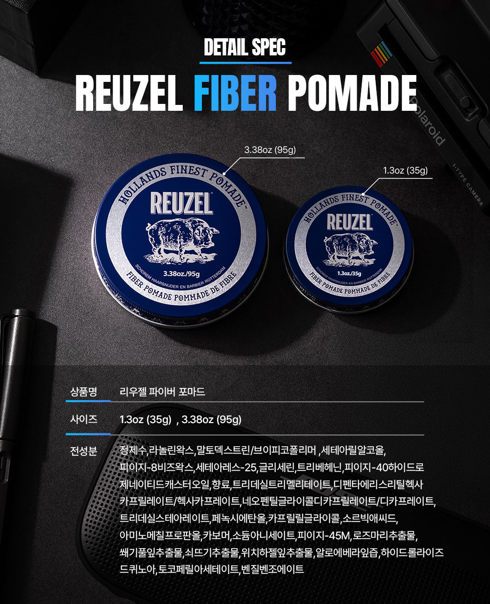 Sáp Vuốt Tóc REUZEL Fiber Pomade