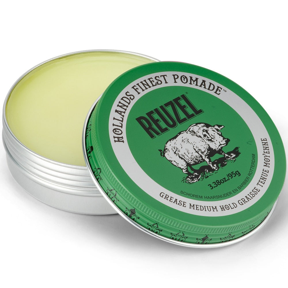 Sáp Vuốt Tóc REUZEL Green Grease Medium Hold Pomade