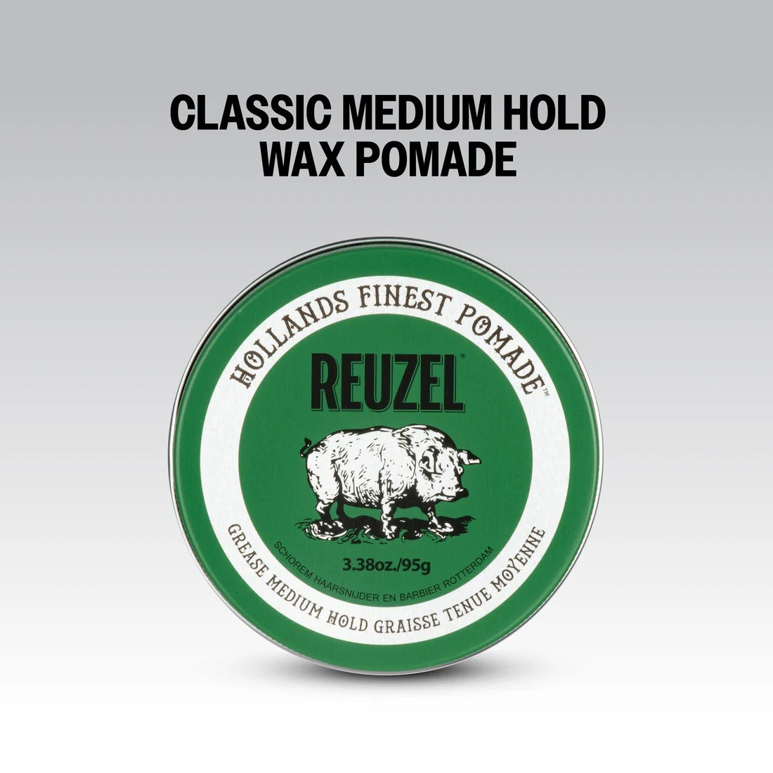 Sáp Vuốt Tóc REUZEL Green Grease Medium Hold Pomade