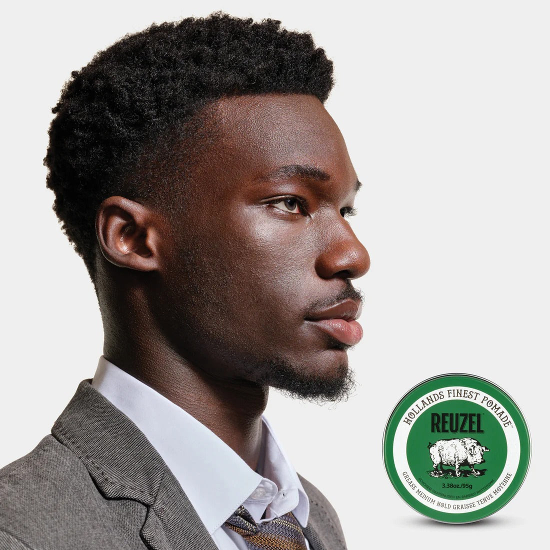 Sáp Vuốt Tóc REUZEL Green Grease Medium Hold Pomade