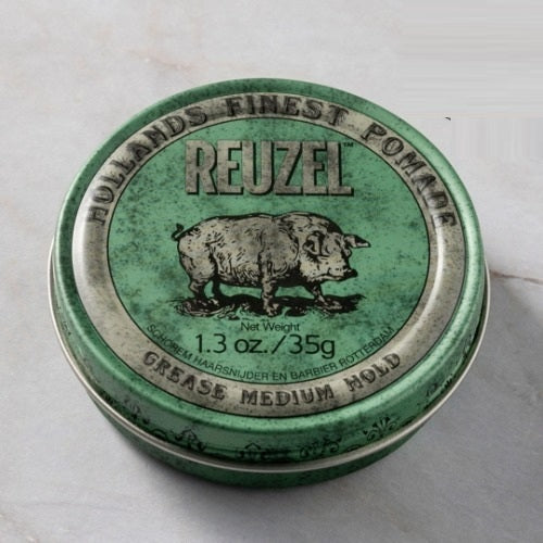 Sáp Vuốt Tóc REUZEL Green Grease Medium Hold Pomade