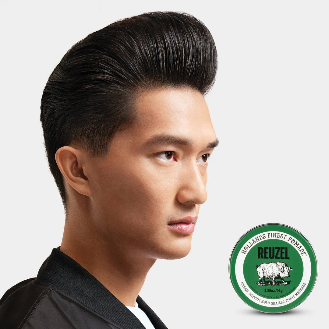 Sáp Vuốt Tóc REUZEL Green Grease Medium Hold Pomade