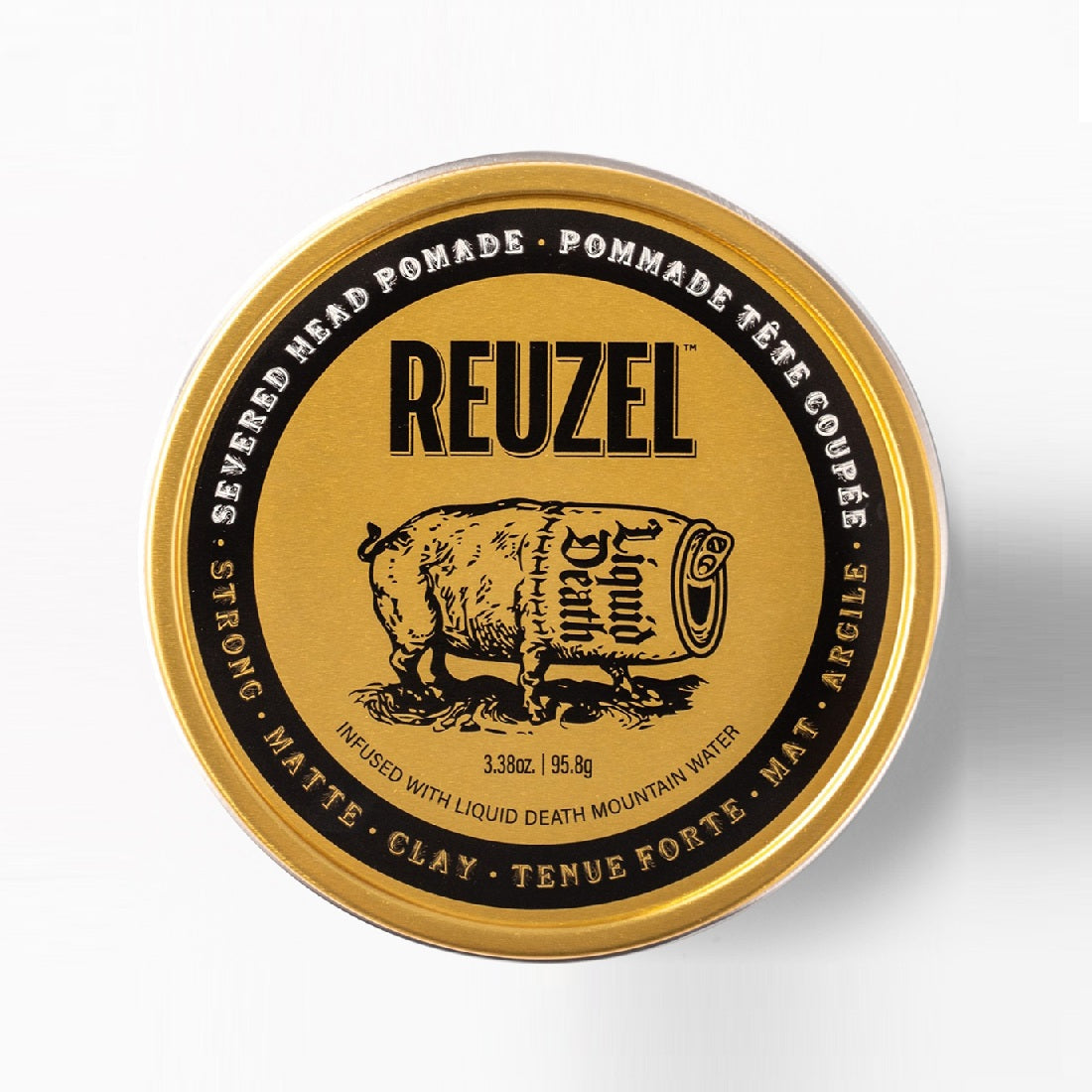 Sáp Vuốt Tóc REUZEL Liquid Death Severed Head Clay Pomade