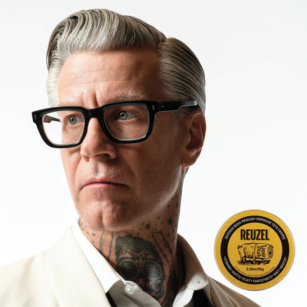 Sáp Vuốt Tóc REUZEL Liquid Death Severed Head Clay Pomade