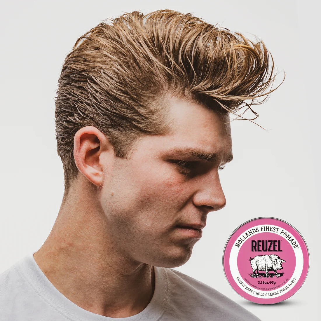 Sáp Vuốt Tóc REUZEL Pink Pomade Grease