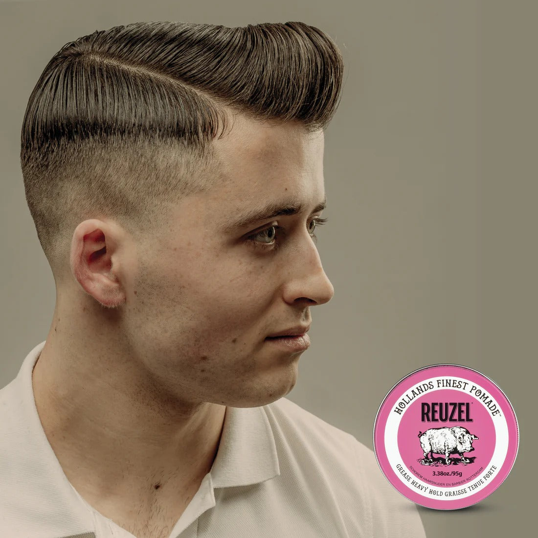 Sáp Vuốt Tóc REUZEL Pink Pomade Grease