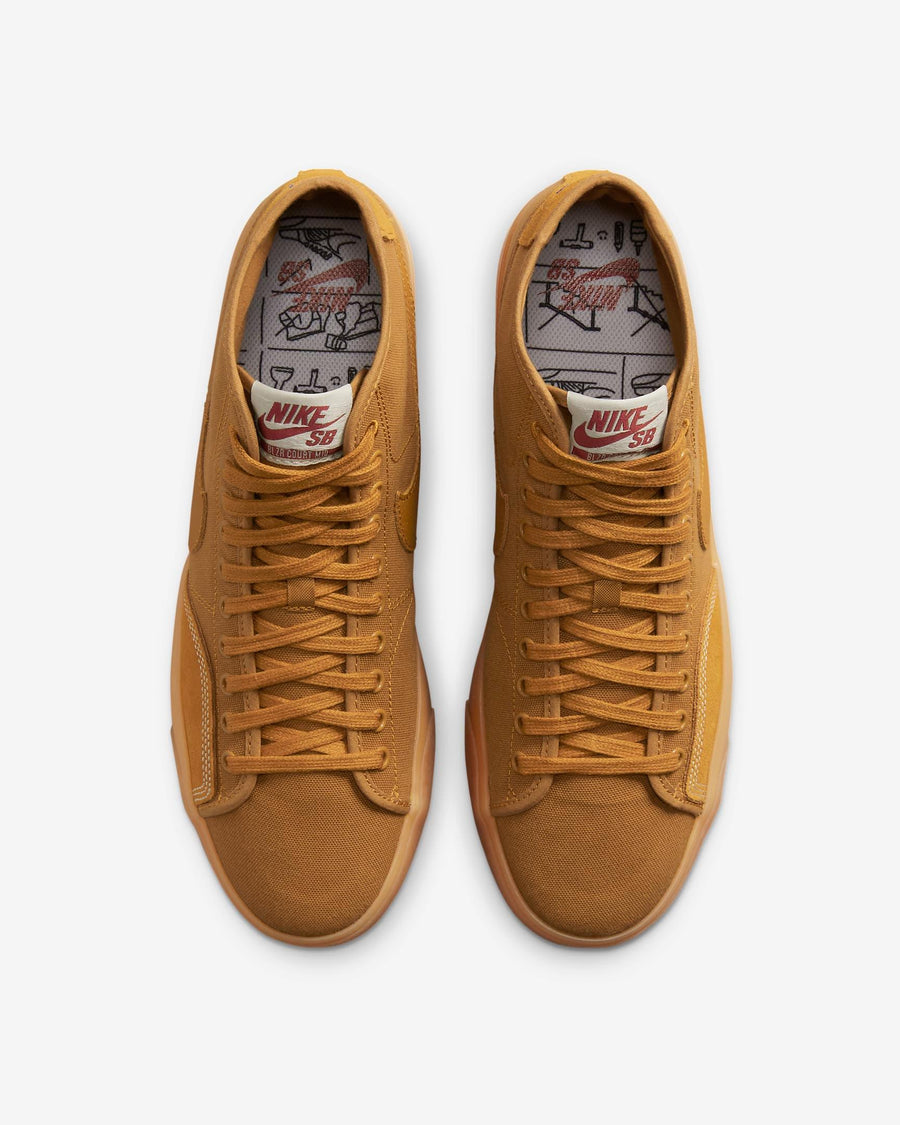 Giày Nike SB Blazer Court Mid Premium Skate Shoes #Desert Ochre - Kallos Vietnam