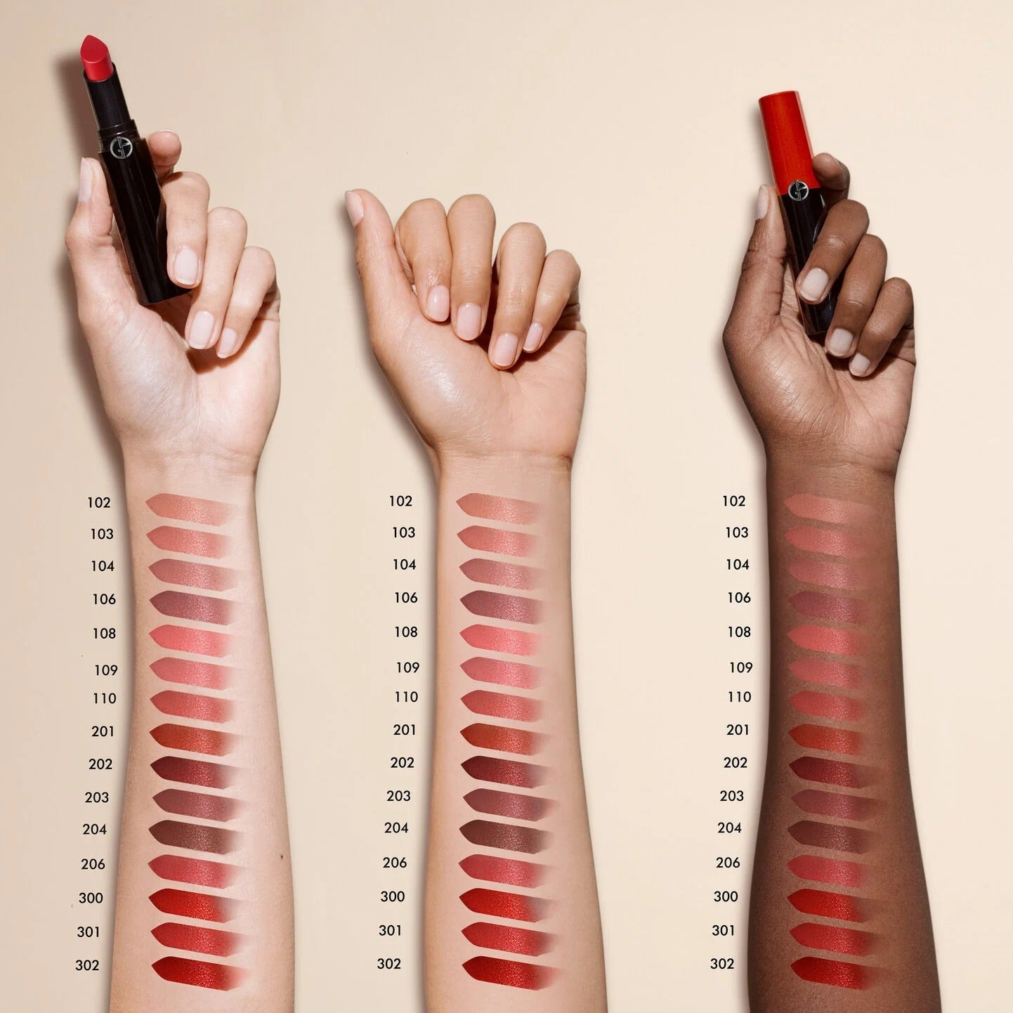 Son ARMANI Lip Power Lipstick #108 In Love-Kallos