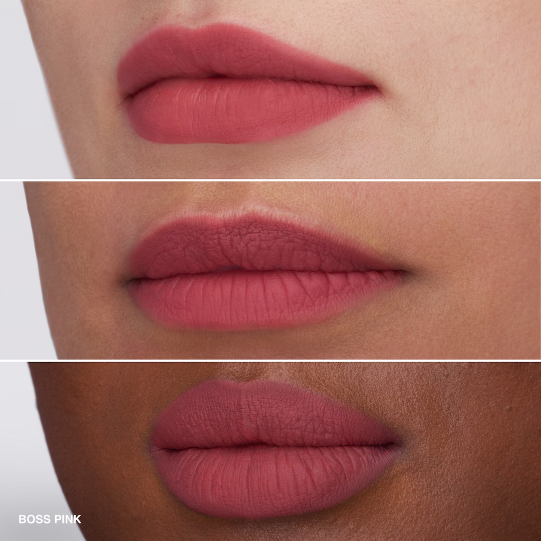 Son Bobbi Brown Luxe Cashmere Matte Lipstick #Boss Pink
