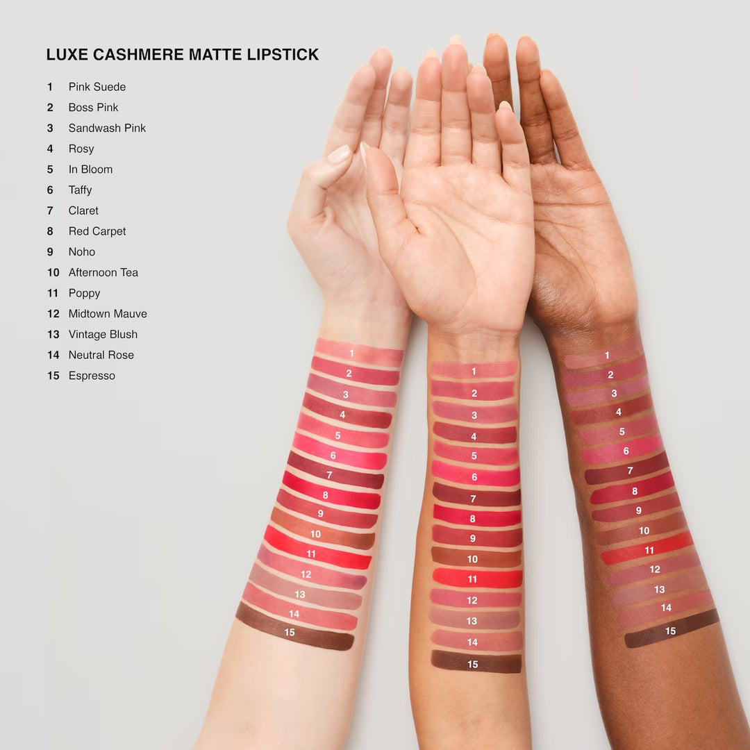 Son Bobbi Brown Luxe Cashmere Matte Lipstick #Noho