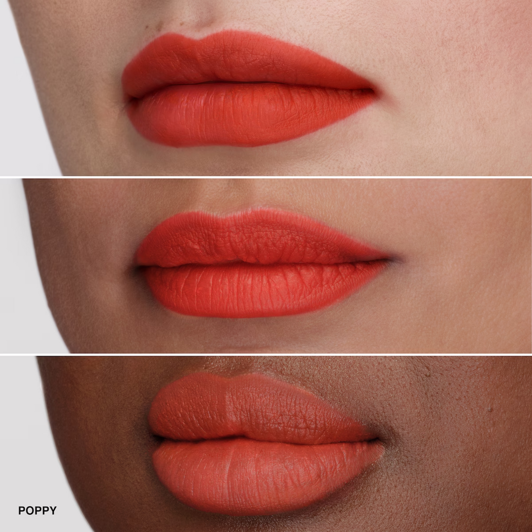 Son Bobbi Brown Luxe Cashmere Matte Lipstick #Poppy
