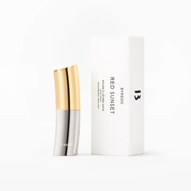 Son BYREDO Satin Lipstick #Red Sunset-Kallos