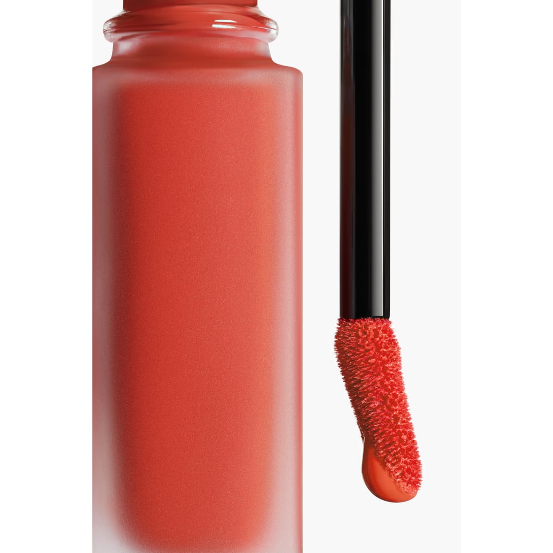 Son CHANEL Rouge Allure Liquid Velvet #218 Envoûtante - Electric Orange-Pink-Kallos
