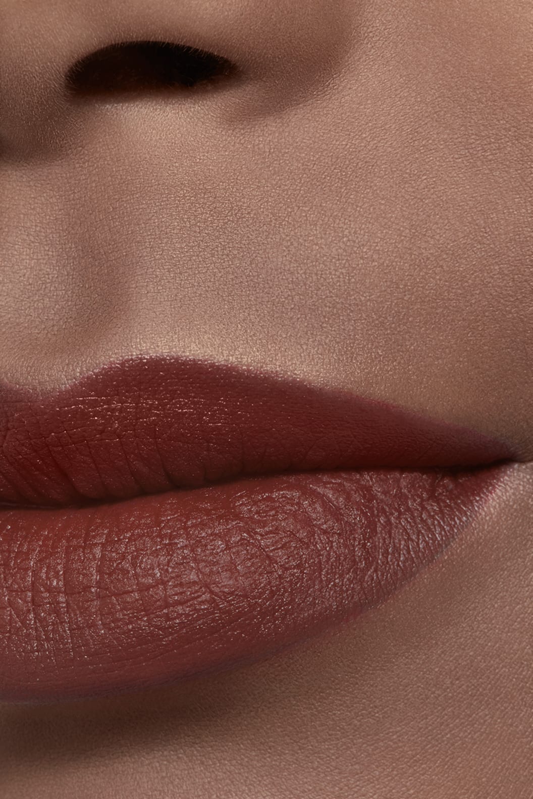 Son CHANEL Rouge Allure Velvet Les Perles #449 Sophistiquée - Brown Red-Kallos