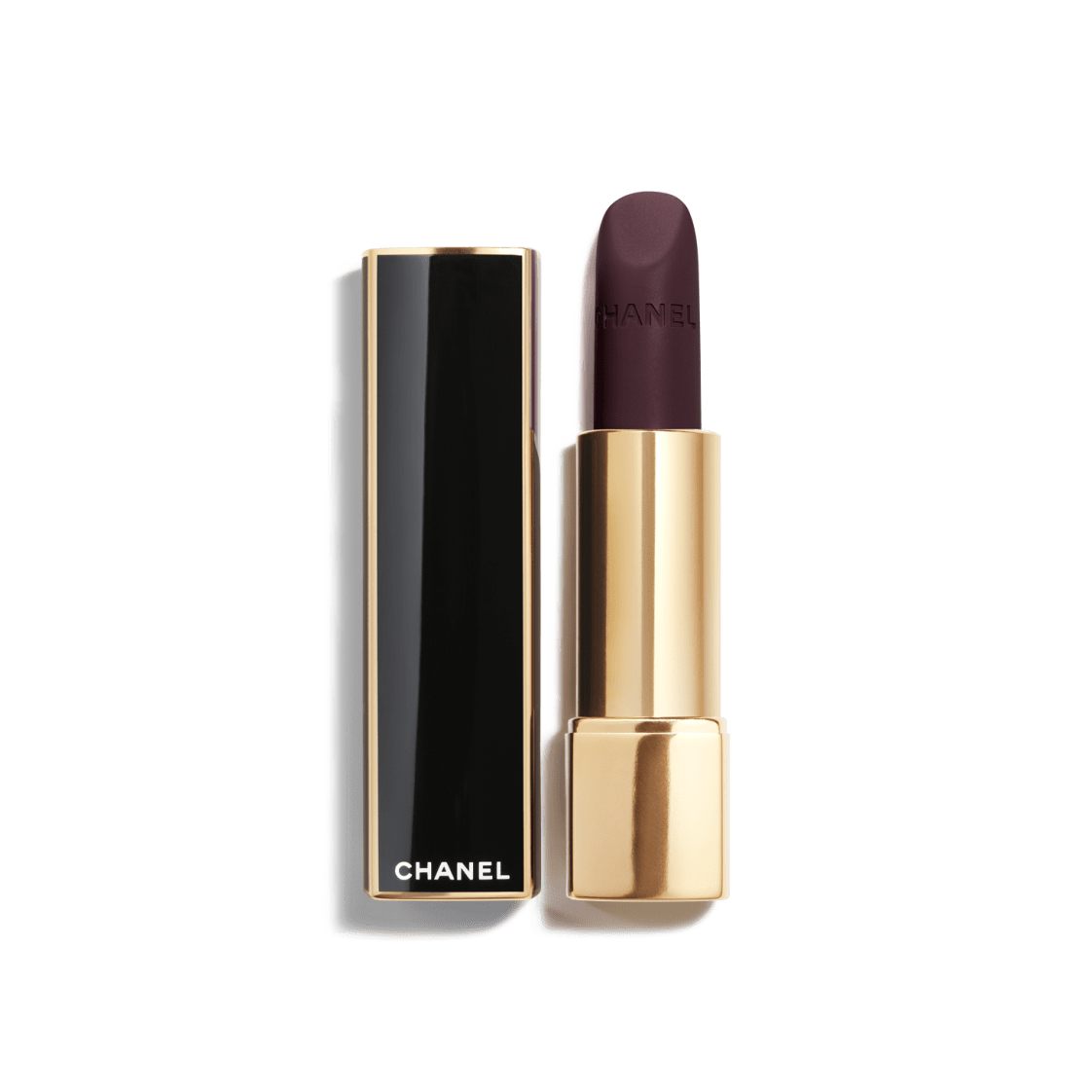 Son CHANEL Rouge Allure Velvet Les Perles #468 Élégante - Plum-Kallos