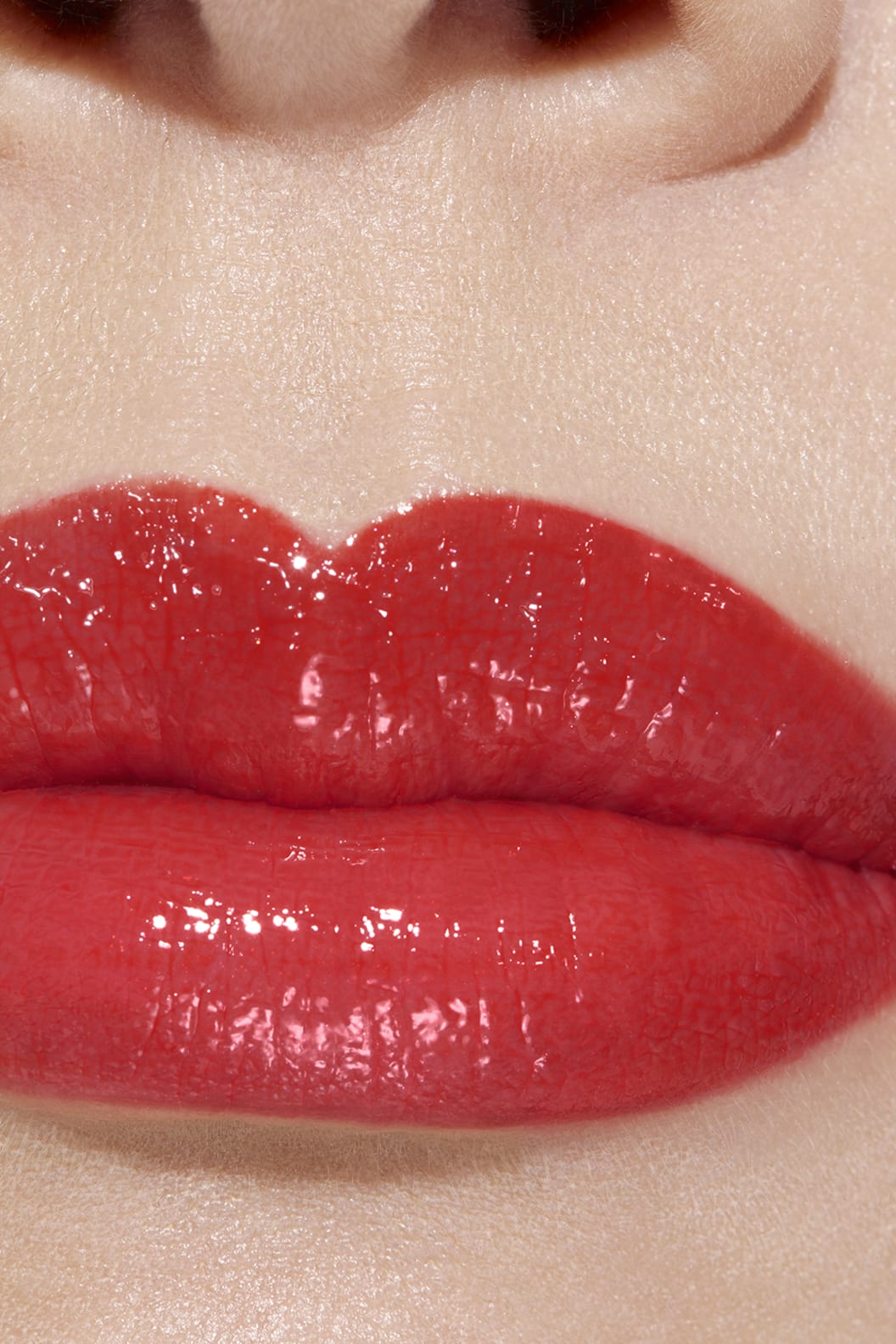 Son CHANEL Rouge Coco Flash #124 Vibrant - Coral Red-Kallos