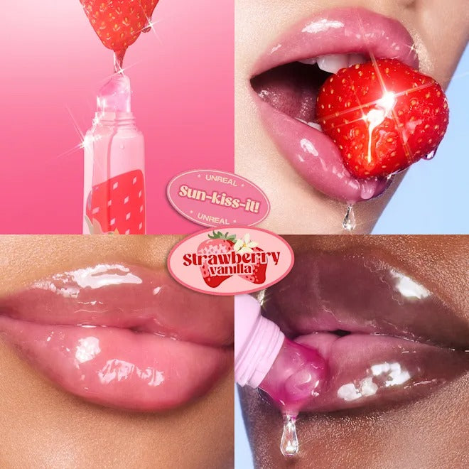 Son Charlotte Tilbury Unreal Lips Glow Nectar Oil #Strawberry Vanilla