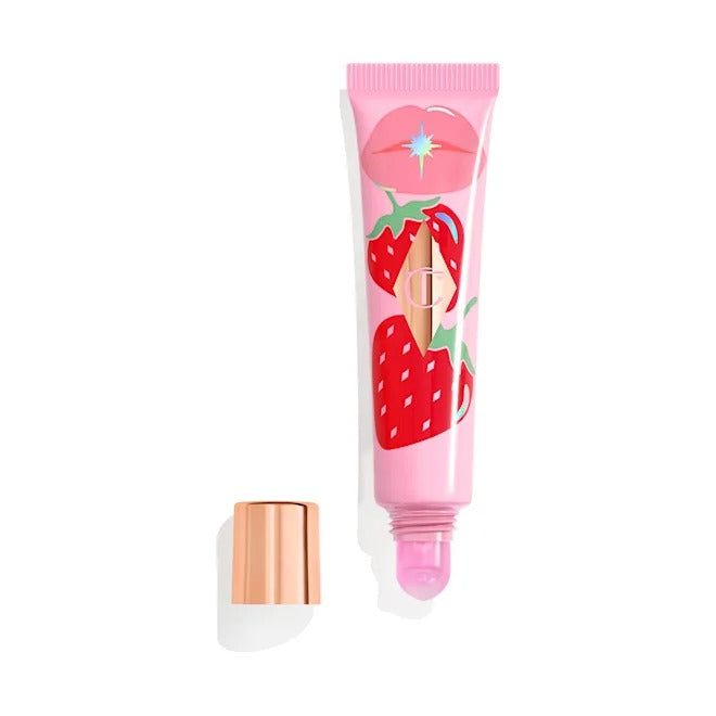 Son Charlotte Tilbury Unreal Lips Glow Nectar Oil #Strawberry Vanilla