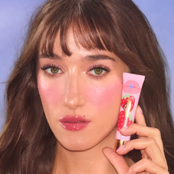 Son Charlotte Tilbury Unreal Lips Glow Nectar Oil #Strawberry Vanilla