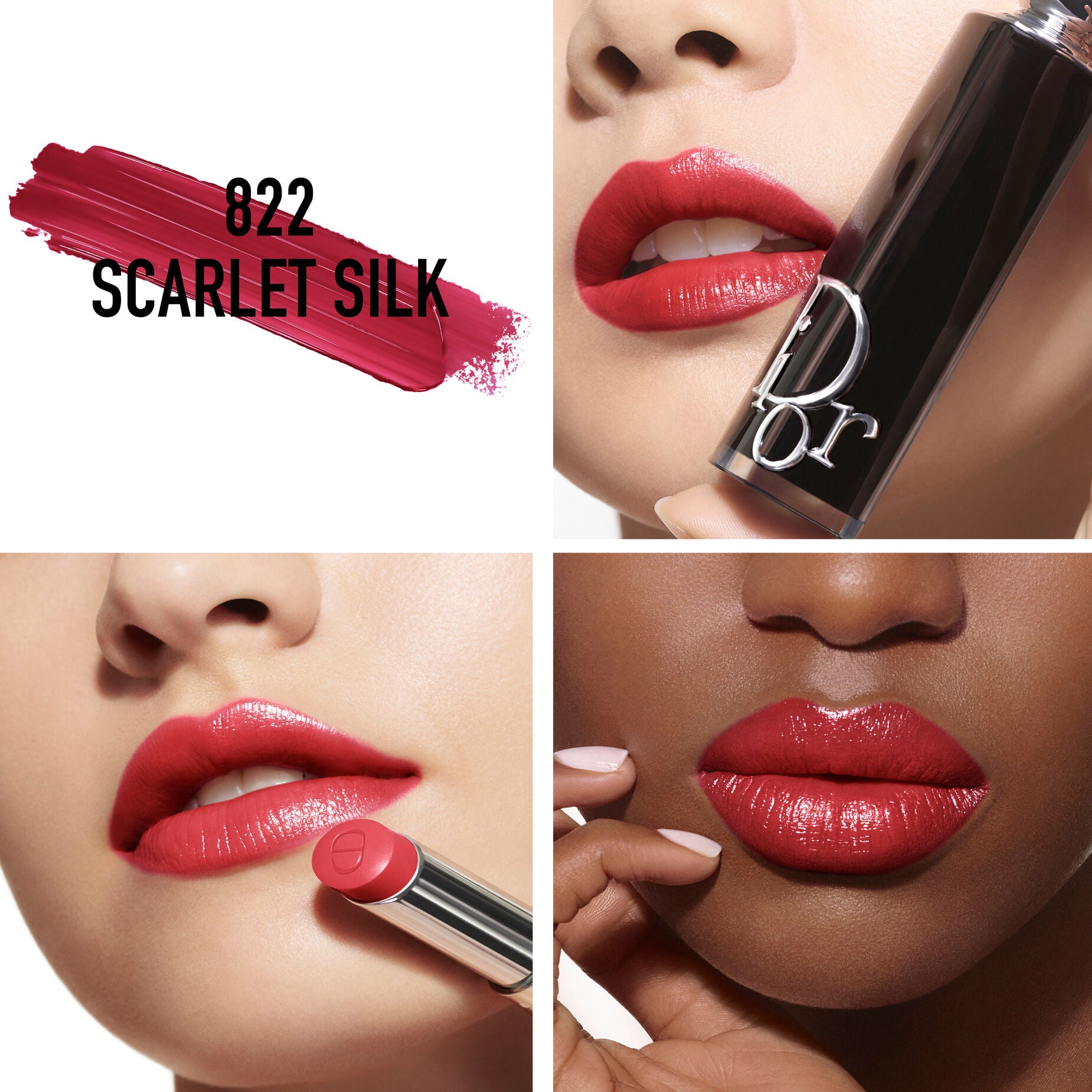 Son Dior Addict Lipstick #822 Scarlet Silk - Kallos Vietnam