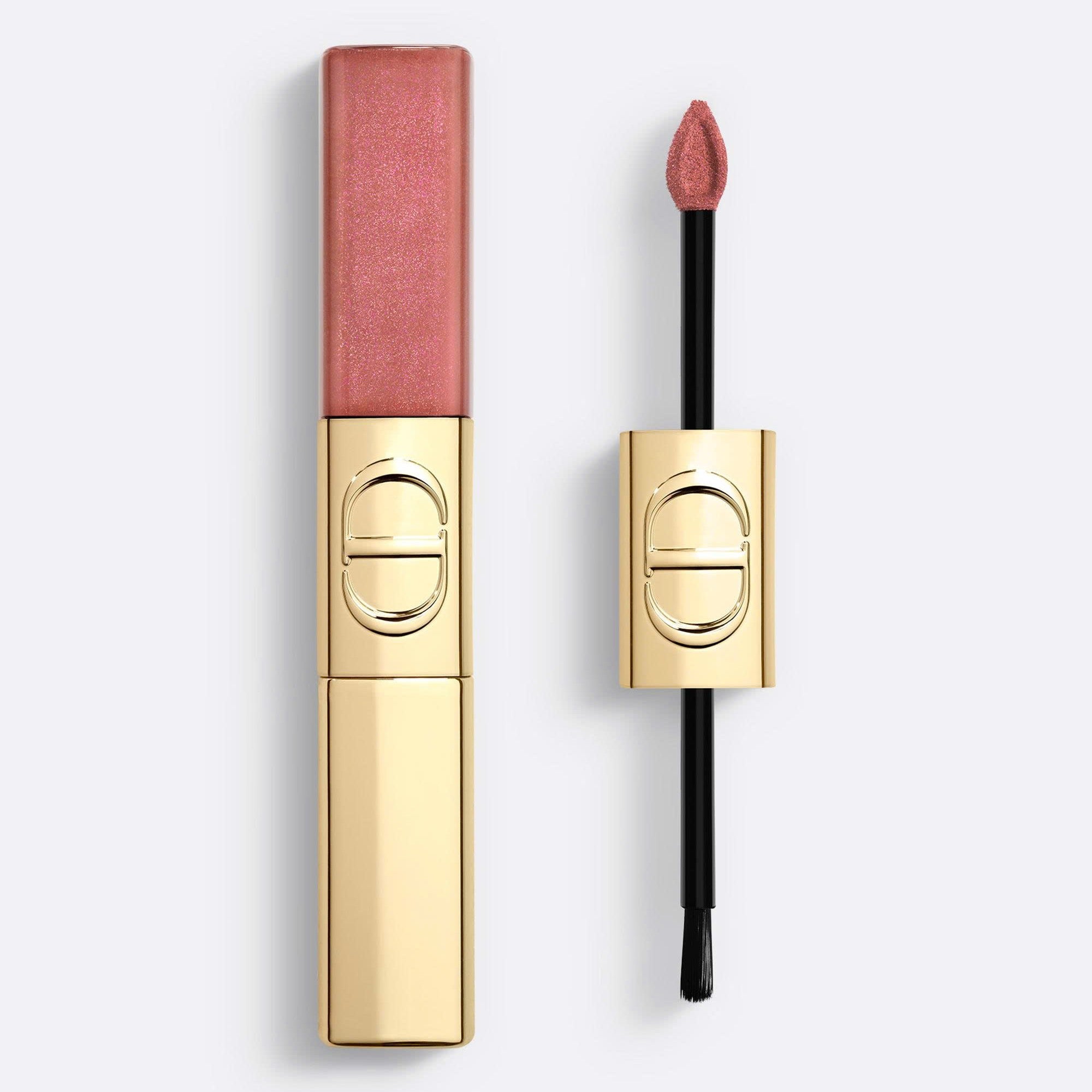 Son DIOR Rouge Dior Sequin Liquid Duo Holiday 2025 #100 Spectacular Nude-Kallos