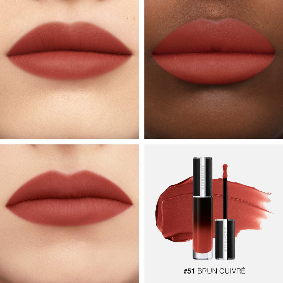 Son GIVENCHY Le Rouge Interdit Cream Velvet #N51 Brun Cuivré - Kallos Vietnam