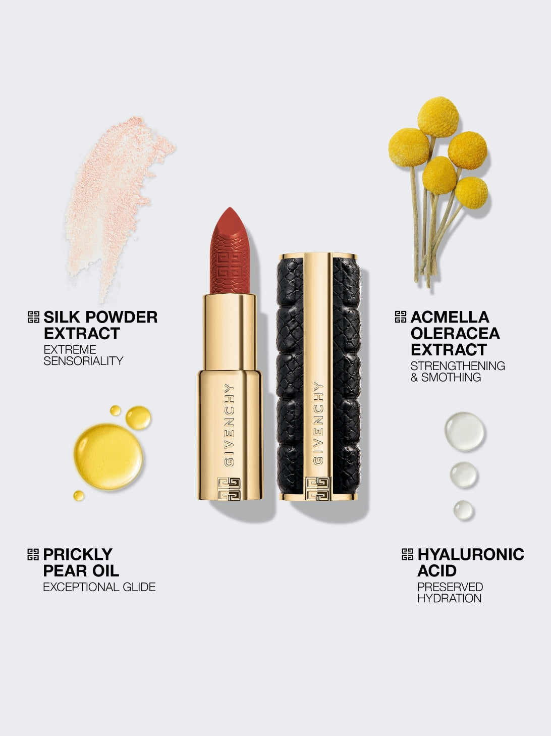 Son GIVENCHY Le Rouge Interdit Intense Silk LTD #331 Spicy Red - Kallos Vietnam