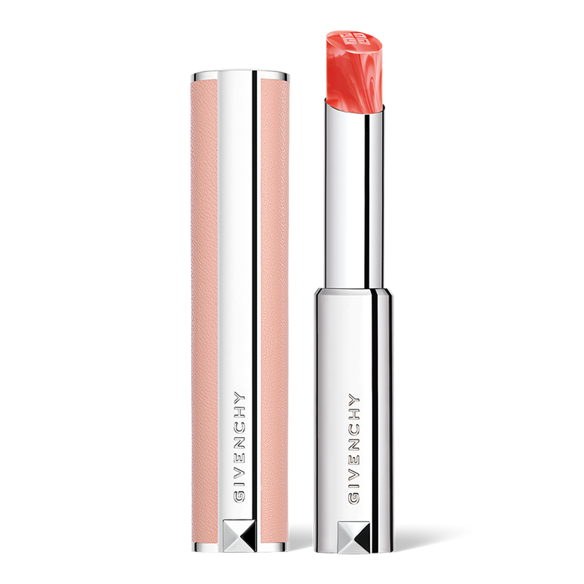 Son GIVENCHY Rose Perfecto Lip Balm #N304 Coral Red - Kallos Vietnam