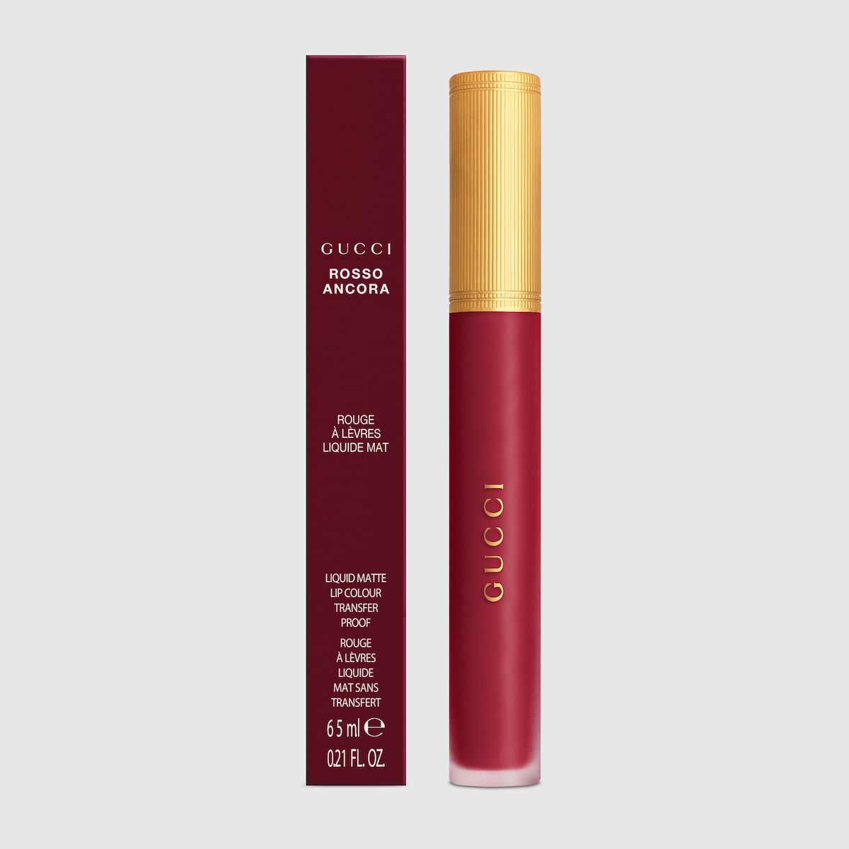 Son GUCCI Rouge à Lèvres Liquide Mat Lipstick #509 Gucci Rosso Ancora-Kallos