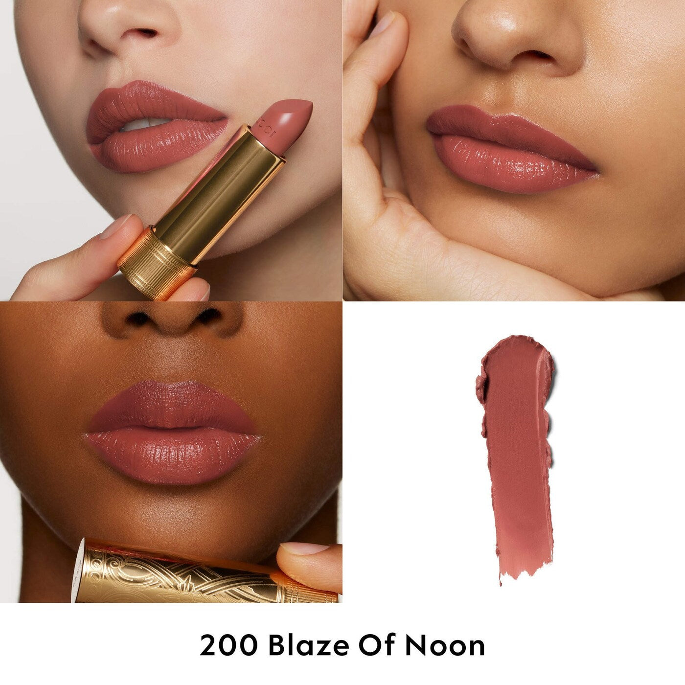 Son GUCCI Rouge à Lèvres Satin Lipstick #200 Blaze Of Noon-Kallos