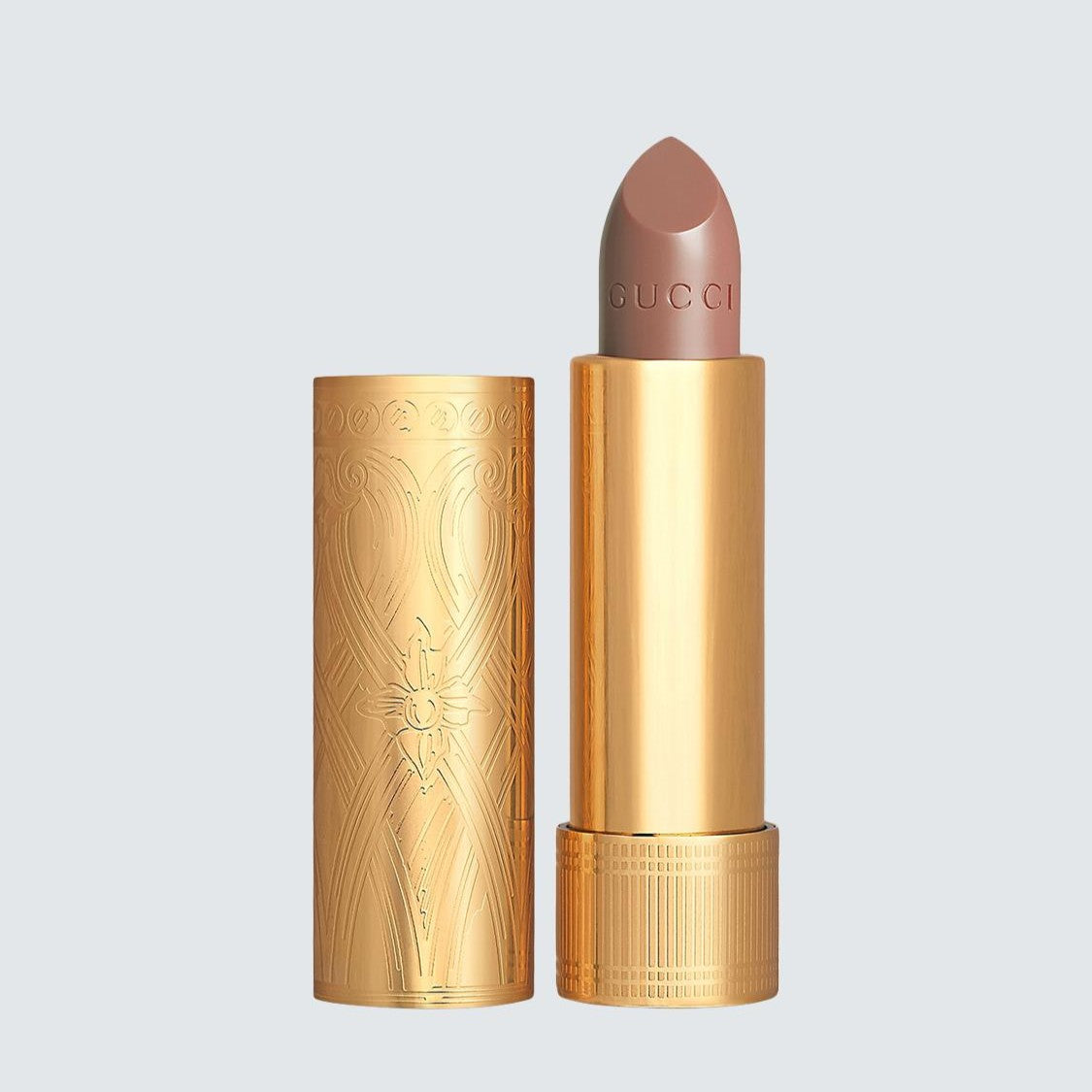 Son GUCCI Rouge à Lèvres Satin Lipstick #204 Peggy Taupe-Kallos