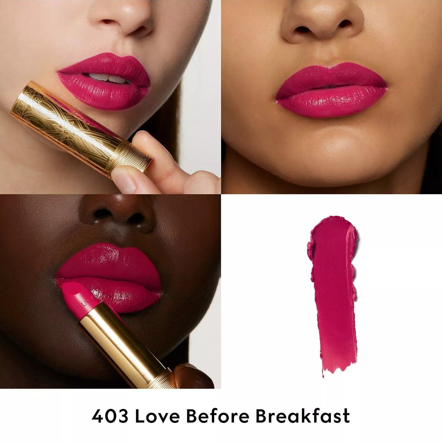 Son GUCCI Rouge à Lèvres Satin Lipstick #403 Love Before Breakfast-Kallos