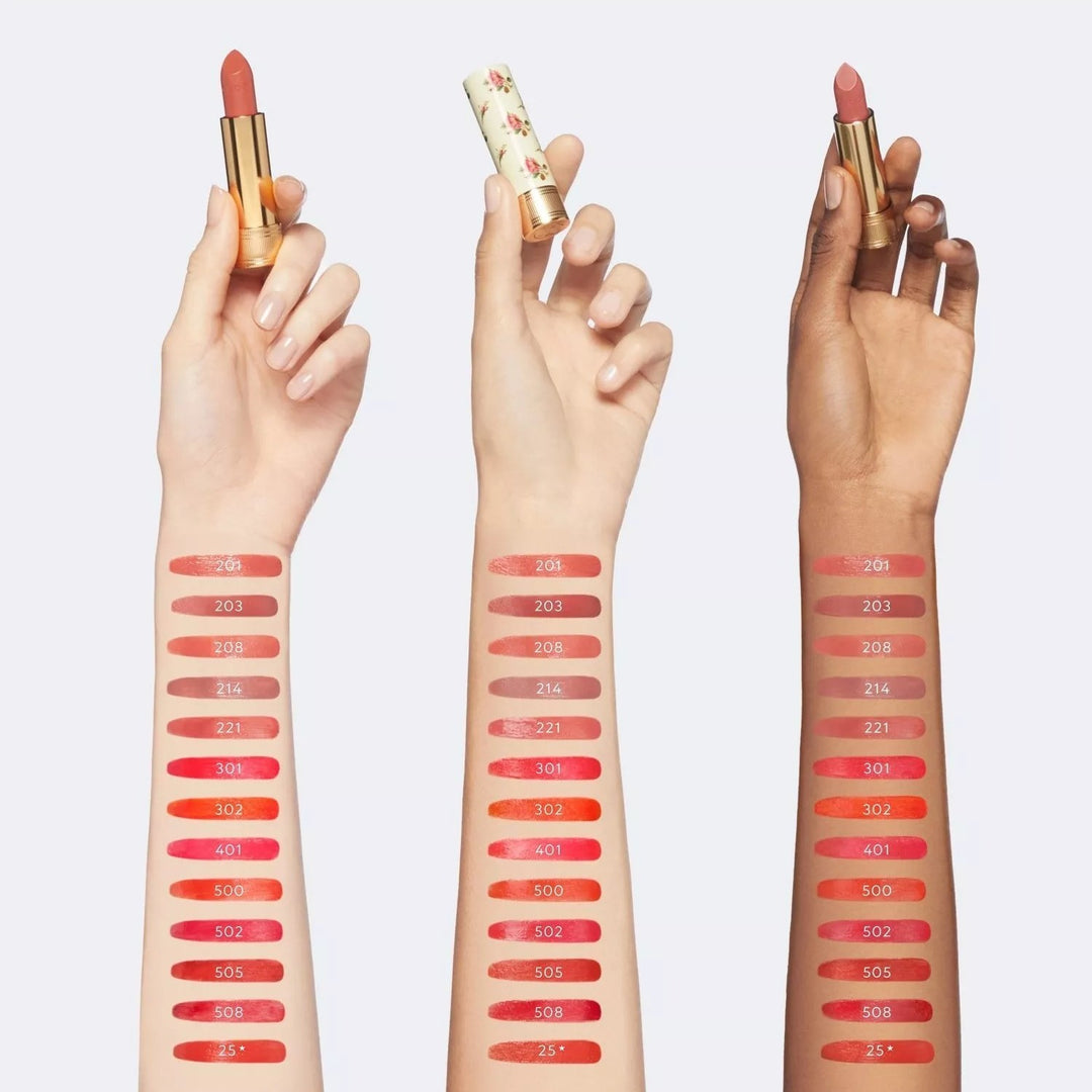 Son GUCCI Rouge à Lèvres Voile Lipstick #307 Louise Orange-Kallos