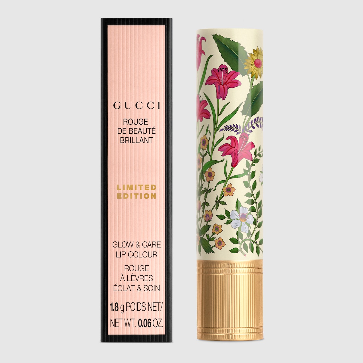 Son GUCCI Rouge De Beauté Brillant #208 They Met in Argentina-Kallos