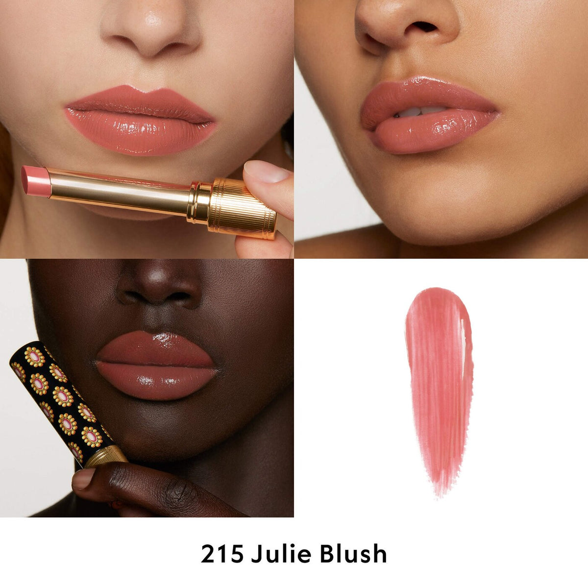 Son GUCCI Rouge De Beauté Brillant #215 Julie Blush-Kallos