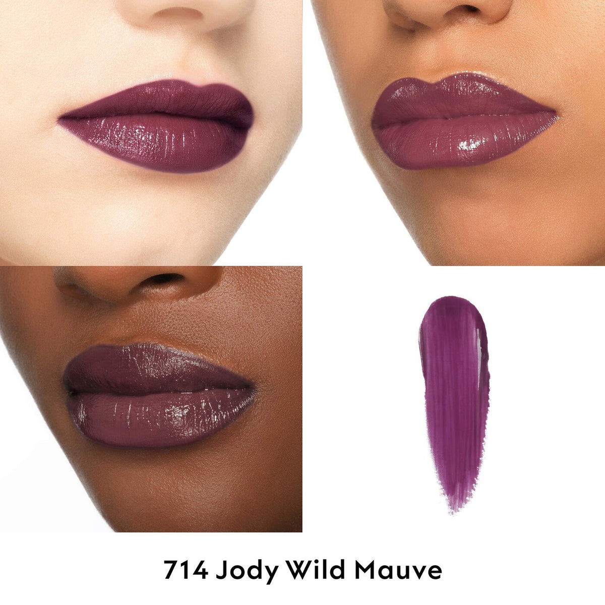 Son GUCCI Rouge De Beauté Brillant #714 Jody Wild Mauve-Kallos