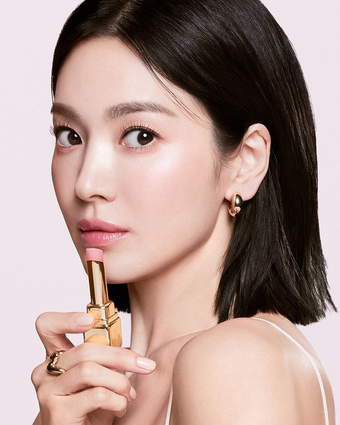 Son GUERLAIN KissKiss Bee Glow #258 Rose Glow