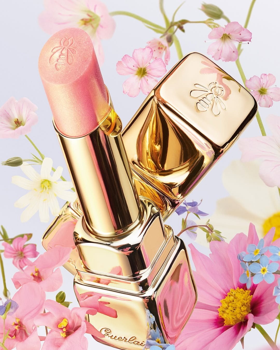 Son GUERLAIN Kisskiss Bee Glow Honey Tint Balm #389 Pearly Peach