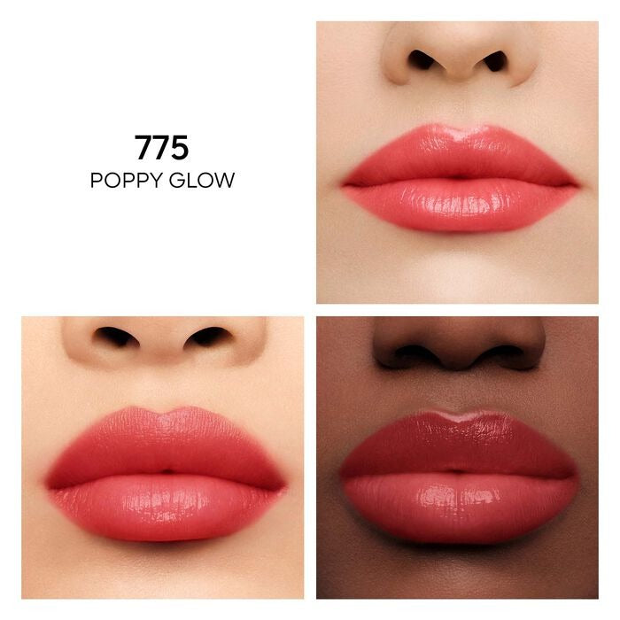 Son GUERLAIN Kisskiss Bee Glow Honey Tint Balm #775 Poppy Glow-Kallos