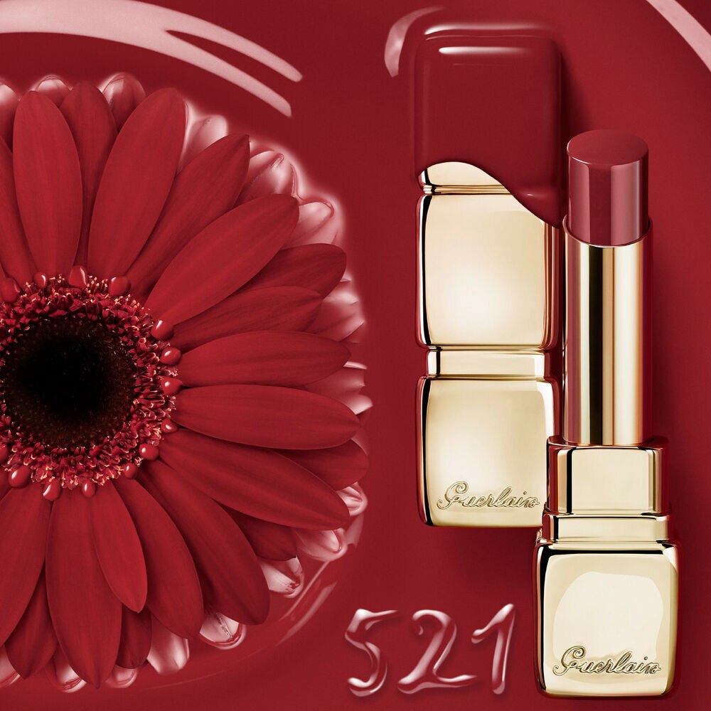 Son GUERLAIN KissKiss Shine Bloom #521 Kiss To Say - Kallos Vietnam