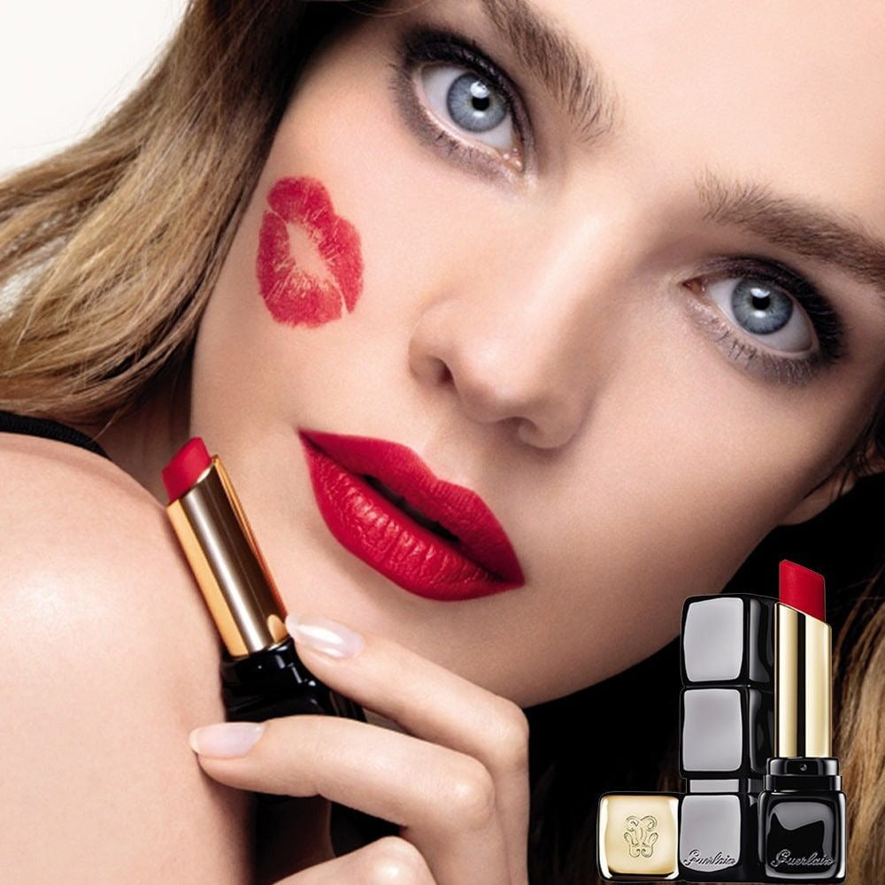 Son GUERLAIN KissKiss Tender Matte Lipstick #775 Kiss Rouge-Kallos