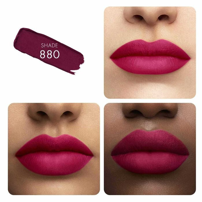 Son GUERLAIN KissKiss Tender Matte Lipstick #880 Caress Plum-Kallos