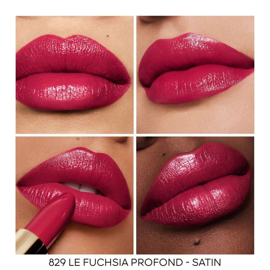 Son GUERLAIN Rouge G Satin Lipstick #829 Le Fuchsia Profond