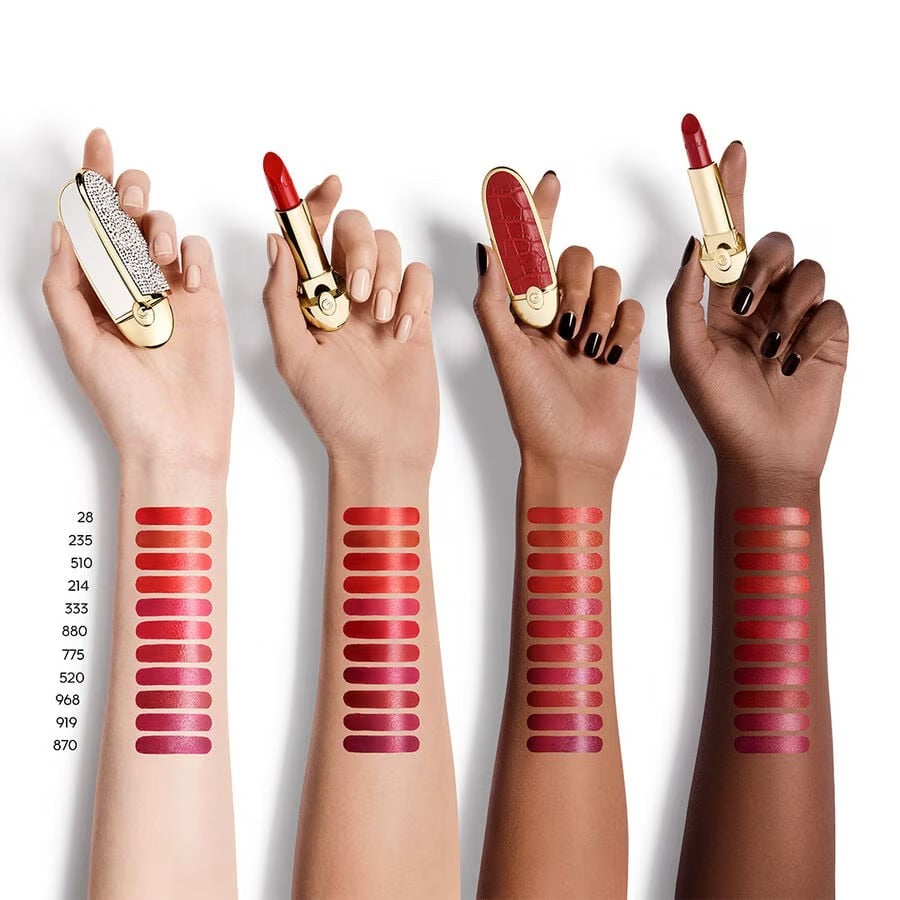 Son GUERLAIN Rouge G Satin Lipstick #968 Le Lie De Vin