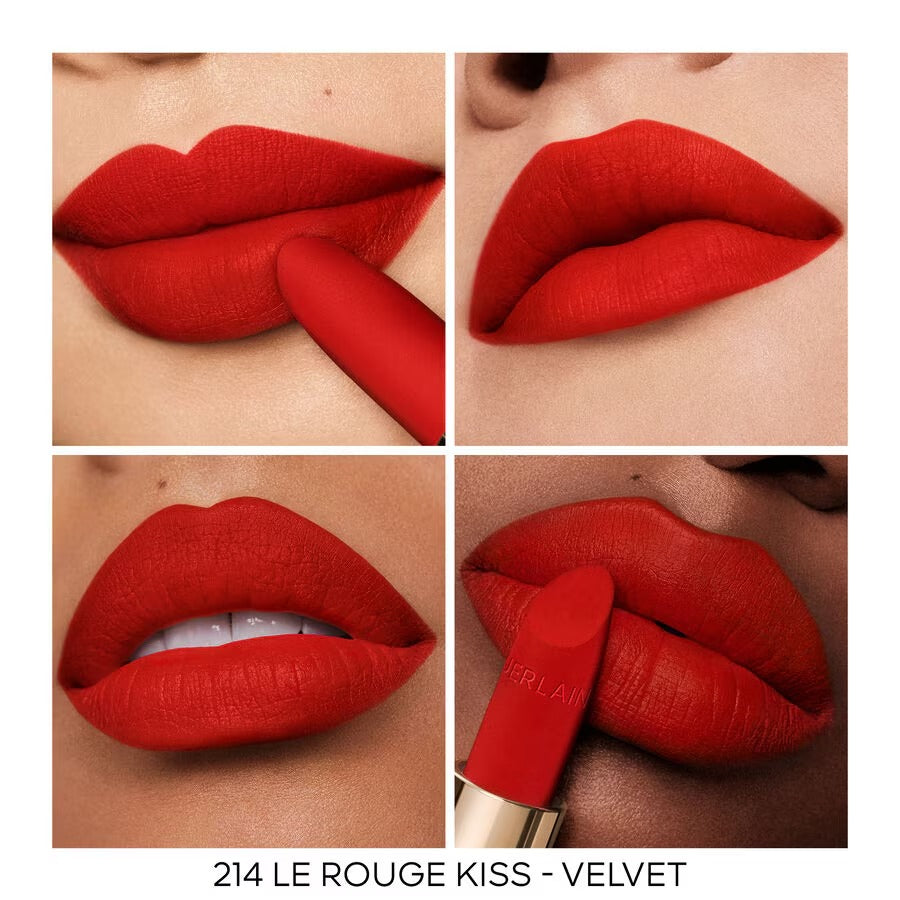 Son GUERLAIN Rouge G Velvet Lipstick #214 Le Rouge Kiss-Kallos