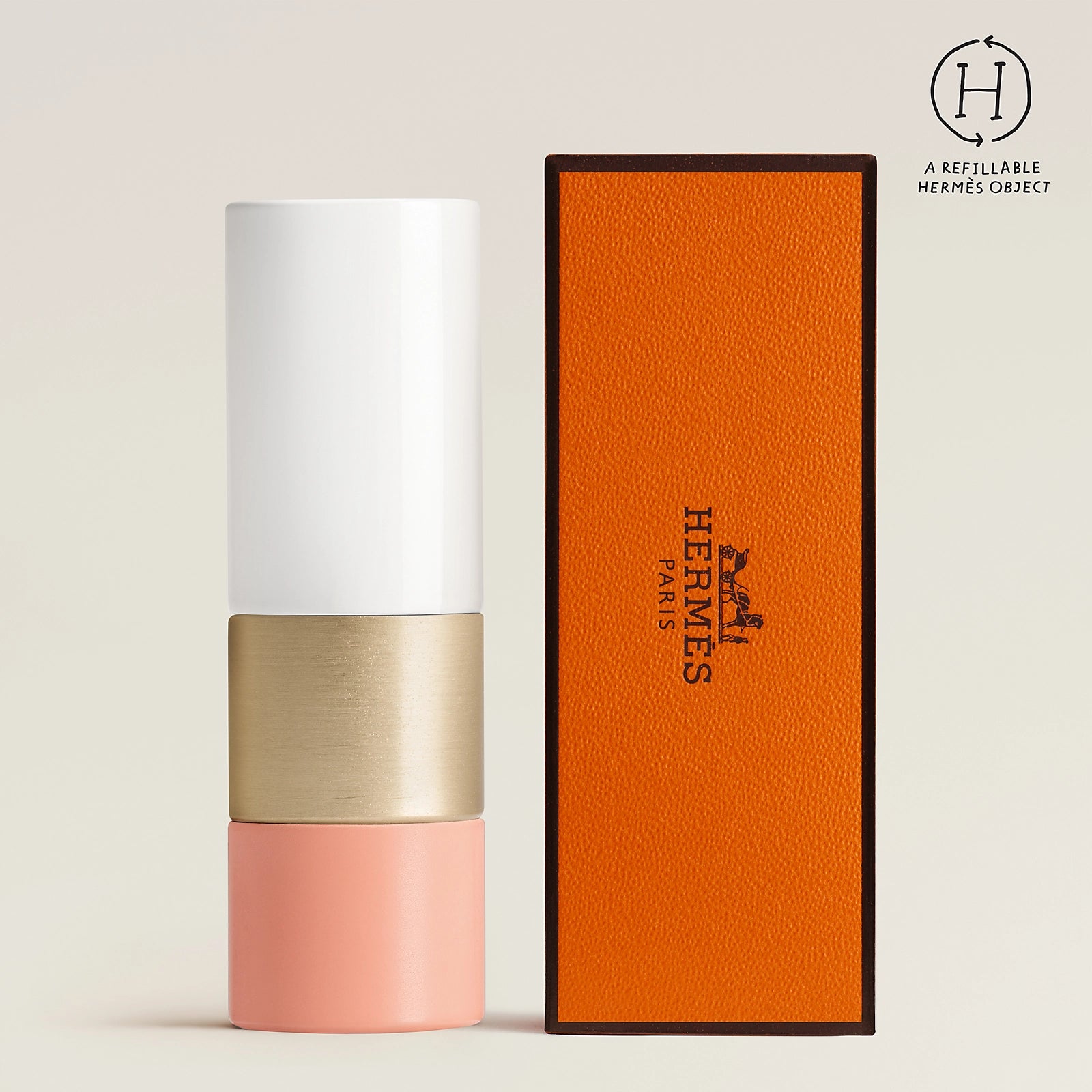 Son HERMÈS Rose Hermès Rosy Lip Matte Enhancer #14 Rose Abricoté - Kallos Vietnam