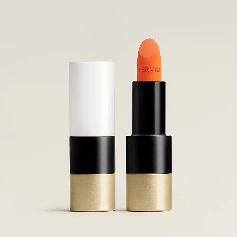 Son HERMES Rouge Hermès Matte Lipstick #33 Orange Boîte