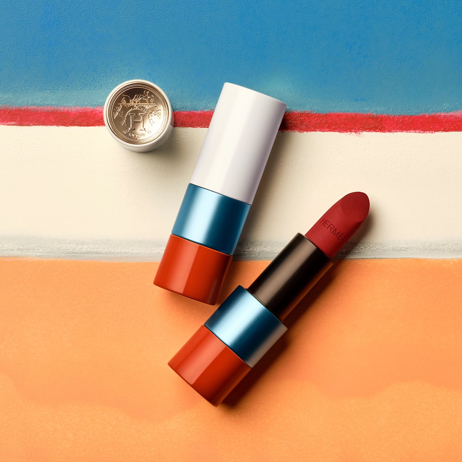 Son HERMÈS Rouge Hermès Matte Lipstick LTD #76 Rouge Cinabre - Kallos Vietnam